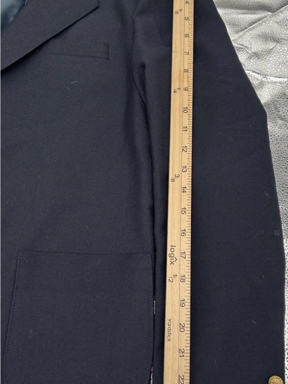 Class Club Boys Navy Blue Blazer with Gold Buttons - Picture 4 of 12